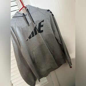 Gray Nike Pullover Hoodie